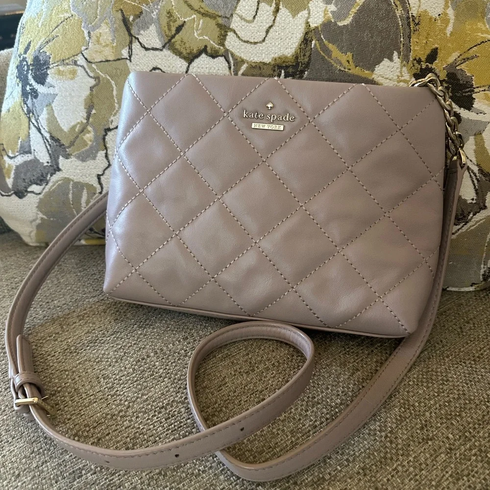 Gorgeous Kate Spade New York Emerson Place Harbor Leather Quilted Crossbody Bag